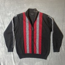 Massimo Boni  Wool  Blend Sweater  Men&#39;s XL (54)  1/4 Zip Italy - $15.79