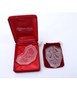 Pair Waterford Crystal 12 Days of Christmas 1985 87 Turtle Doves Calling... - $47.19
