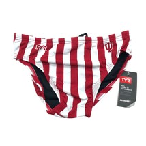 TYR Mens Indiana Hoosiers 3in Racer Drawstring Red White Striped 34 - £22.65 GBP