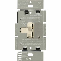 Lutron Ariadni AY-10P-LA LIGHT ALMOND Single Pole Preset Wall Switch slide dim - £13.71 GBP