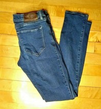 Ladies Womens AllSaints ASHBY Stretch Skinny Blue Jeans W28 - £14.36 GBP