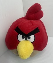 2010 Angry Birds Plush Red Bird Toy Stuffed Animal 9” Commonwealth VGUC - £9.95 GBP