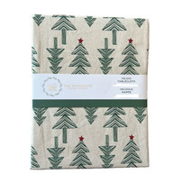 The Farmhouse Rachel Ashwell Christmas Tree Tablecloth 60”x 118” Oblong - £35.37 GBP