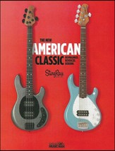 2018 Ernie Ball Music Man StingRay Special Bass Guitar advertisement ad print - £3.40 GBP
