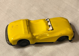 Marx 1950&#39;s Tin Friction Car Yellow Roadster Japan - $17.10