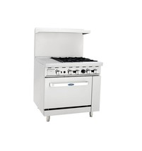 NEW HEAVY 36&quot; RANGE 12&quot; GRIDDLE 4 BURNERS 1 FULL OVEN STOVE  NATURAL GAS... - £1,738.59 GBP
