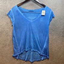 Abercrombie Fitch Blue Small Womens Blouse Shirt NWT - $10.80