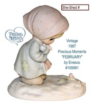 Precious Moments February 109991 Figurine 1987  Vintage - £10.97 GBP