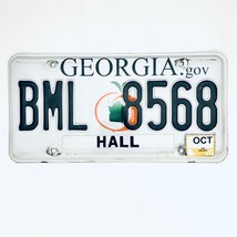 2020 United States Georgia Hall County Passenger License Plate BML 8568 - $244.80 MXN
