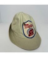 Men&#39;s Vintage Mepps Lures Bucket Hat Khaki Size Medium Made in USA - $705.32 MXN