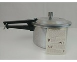 Vintage MIRRO-MATIC 4 Quart Aluminum Pressure Cooker/Canner Model M-0404 - £22.82 GBP