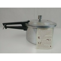 Vintage MIRRO-MATIC 4 Quart Aluminum Pressure Cooker/Canner Model M-0404 - £23.32 GBP