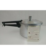 Vintage MIRRO-MATIC 4 Quart Aluminum Pressure Cooker/Canner Model M-0404 - £22.85 GBP