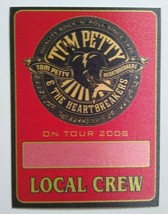 Tom Petty And The Heartbreakers Backstage Pass Original Rock Music 2008 Red - £5.59 GBP