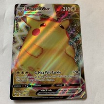 Pikachu VMAX 044/185 Ultra Rare Vivid Voltage Pokemon TCG Near Mint - £4.82 GBP