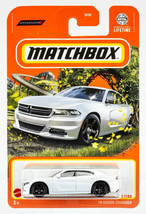 Matchbox 2018 Dodge Charger White Knuckle Metallic 2024 Matchbox #81 - £6.88 GBP