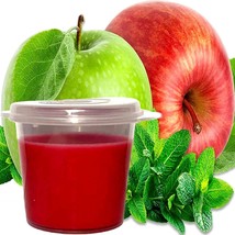 Apple Mint Scented Soy Wax Candle Melts Shot Pots, Vegan, Hand Poured - £12.64 GBP+