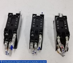 Omron PYF08A-E 2-Pole 8-Pin Relay Socket Base 7A 250VAC Holder 2-M4X10 L... - $39.00