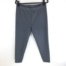Ann Taylor Womens Pull On Pants Skinny Geometric Knit Stretch Gray XL - £15.38 GBP