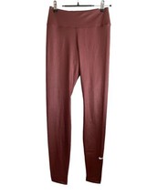 NWT Nike One Dri-Fit Size Small Metallic Brown Full Length Leggings Mid ... - $30.86