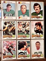 1973 &amp; 1972 Topps Football Philadelphia Eagles 48 Card Set Lot In Sleeves - £28.95 GBP