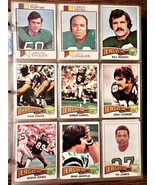 1973 &amp; 1972 Topps Football Philadelphia Eagles 48 Card Set Lot In Sleeves - £29.33 GBP