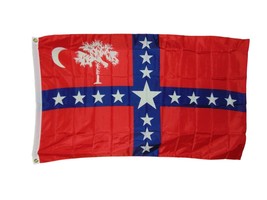 South Carolina Sovereignty Flag Size 3 X 5 Feet 2 Grommets Polyester New - £68.33 GBP