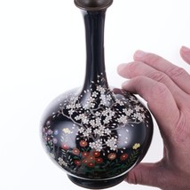 Antique Japanese Meiji period cloisonne vase - £368.09 GBP