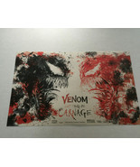 Venom let there be Carnage lithograph marvel movie promotional picture p... - $54.24 CAD