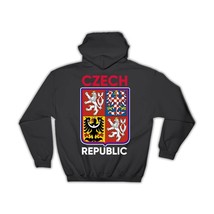 Coat Of Arms Czech : Gift Hoodie Republic Lion Eagle National Symbol Vintage Dec - £28.13 GBP