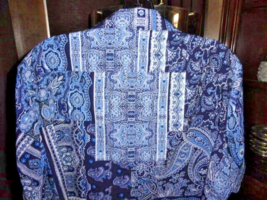 Robert Graham The Gotham Blue S/S Medium Shirt & 36" Waist Shorts Combo NWTS image 10