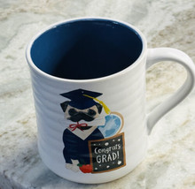 Clementine Paper Oversized Ceramic Pug Graduation Mug - £20.57 GBP