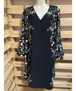 Alfani Floral Angel Sleeve Shift Dress Woman&#39;s Size 10 Careerwear KG - £23.46 GBP