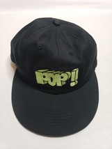 Pop Trading Company Right Yeah Sixpanel Hat Black Embroidered Loud Rare  - $744.34 MXN