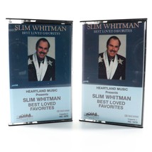 Best Loved Favorites by Slim Whitman (2 Cassette Tape Set 1989 Heartland) TESTED - £9.09 GBP