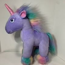 Build A Bear Purple Unicorn Horse Beary Fairy Friends Stuffed Animal 17&quot;... - $12.86
