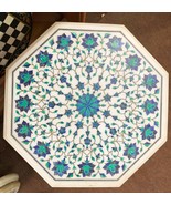 15 &quot;Octogonal Side Table Top Mother of Pearl Inlay Coffee Table Home Decor  - $1,386.02 CAD