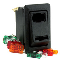 Cole Hersee Lighted Rocker Switch SPDT On-Off-On 4 Blade [58328-103-BP] - $26.30