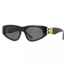 BALENCIAGA BB0095S 001 Black/Grey 53-19-135 Sunglasses New Authentic - £201.14 GBP