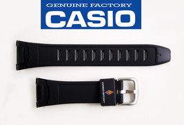 Genuine Casio Rubber Watch Band Black PAW-500 PRG-140 PRW-500 PRW-500J - £39.92 GBP