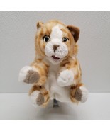 Folkmanis Orange Tabby Kitten Cat Hand Puppet Realistic Full Body Plush - $18.03 CAD