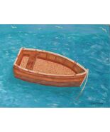 Painting Original Direct From Signed By Artist Collectible Art Boat Seas... - $34.79