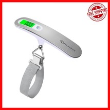Ergonomic Digital Luggage Scale - 110 lb Capacity with Backlit LCD for E... - $22.76