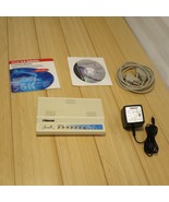 US Robotics 56k Fax Modem (1998) with Driver CD, Power Cord &amp; Serial Cable - $34.17 CAD