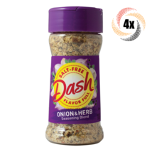 4x Shakers Mrs Dash Flavor Full Salt Free Onion & Herb Seasoning Blend 2.5oz - £18.37 GBP