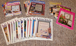 Lot 26 Cross Stitch &amp; Country Crafts Better Homes&amp;Gardens CrossQuick +++ VNTG!! - £17.75 GBP