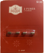 5 Amp Fuses for Christmas Light Strings 1 pack of 2 Replacement 11/16&quot; 1... - £5.93 GBP