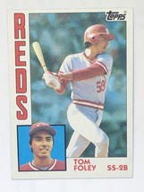 Tom Foley 1984 Topps #632 Cincinnati Reds MLB Baseball Card - £0.78 GBP