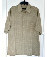 Bugatchi Uomo - Hawaiian Style Shirt - Weave Pattern - Sz L - £23.36 GBP