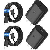 S23 S22 Samsung Charger Fast Charging,25W Android Phone Charger Cord Type C Bloc - £24.22 GBP